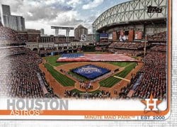 2019 Topps Base Set Minute Maid Park #159 card