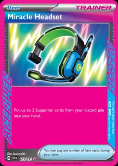 Surging Sparks Miracle Headset #183 card
