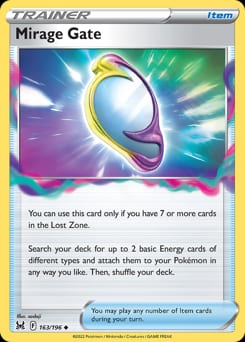 Lost Origin Mirage Gate #163 card