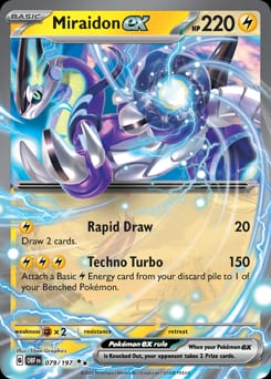 2023 Obsidian Flames Miraidon ex #79 card