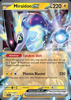 2023 Scarlet & Violet Miraidon ex #81 card
