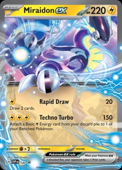 2023 Scarlet & Violet Black Star Promos Miraidon ex #143 card
