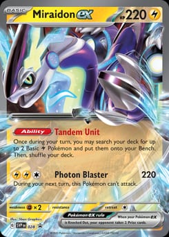 Scarlet & Violet Black Star Promos Miraidon ex #28 card