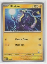 2023 Scarlet & Violet Black Star Promos Miraidon #148 card