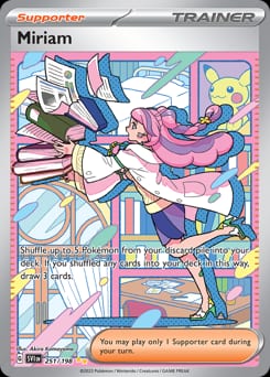 Scarlet & Violet Miriam #251 card