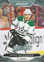 2019-20 Upper Deck MVP Base Set Miro Heiskanen #143 card