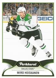 2021-22 Parkhurst Base Set Miro Heiskanen #222 card
