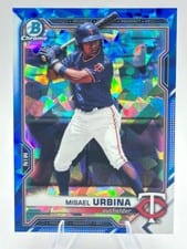 2021 Bowman Draft Sapphire Misael Urbina #BDC-68 card