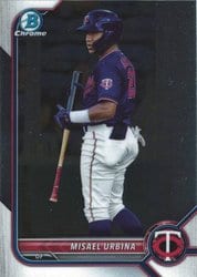 2022 Bowman Chrome Prospects Misael Urbina #BCP-86 card