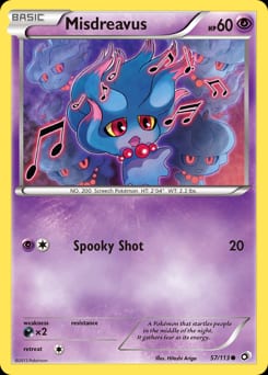 Legendary Treasures Misdreavus #57 card