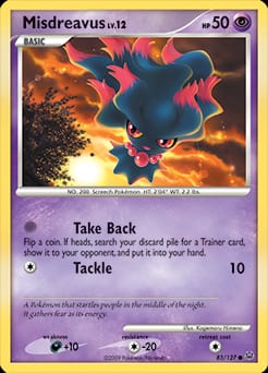Platinum Misdreavus #83 card