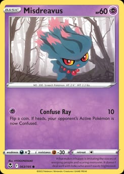 Silver Tempest Misdreavus #63 card