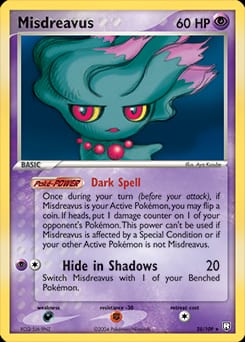 Team Rocket Returns Misdreavus #25 card