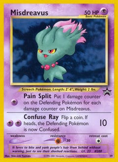 Wizards Black Star Promos Misdreavus #39 card