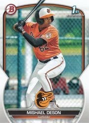2023 Bowman Prospects Mishael Deson #BP-7 card