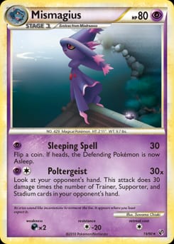 2010 HS—Undaunted Mismagius #19 card