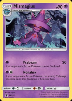 SM Black Star Promos Mismagius #SM245 card