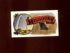 2024 Topps Allen & Ginter 50 States Mini Missouri #50S-25 card