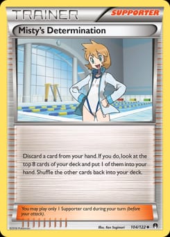 BREAKpoint Misty's Determination #104 card