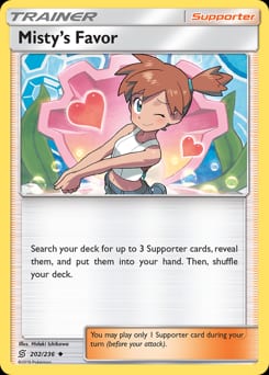 Unified Minds Misty's Favor #202 card