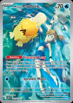 2025 Destined Rivals Misty's Psyduck #193