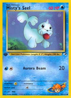Gym Heroes Misty's Seel #88 card