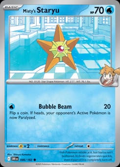Destined Rivals Misty's Staryu #46 card