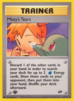 Gym Challenge Misty's Tears #118 card