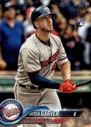 2018 Topps Base Set Mitch Garver #540 card