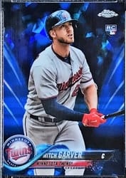 2018 Topps Chrome Sapphire Edition Base Set Mitch Garver #540 card