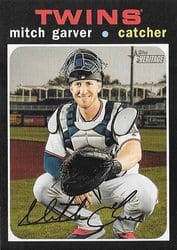 2020 Topps Heritage Base Set Mitch Garver #96 card