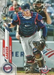 2020 Topps Opening Day Base Set Mitch Garver #40 card