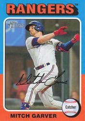 2024 Topps Heritage Mini Base Set Mitch Garver #19 card