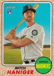 2017 Topps Heritage Base Set Mitch Haniger #676 card