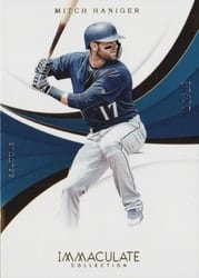 2018 Panini Immaculate Collection Base Set Mitch Haniger #124 card