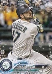 2018 Topps Holiday Base Set Mitch Haniger #HMW104 card
