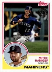 2018 Topps Update 1983 Topps Mitch Haniger #83-18 card