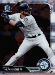 2019 Bowman Chrome Base Set Mitch Haniger #96 card