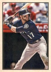 2019 Bowman Heritage Base Set Mitch Haniger #53VR-95 card