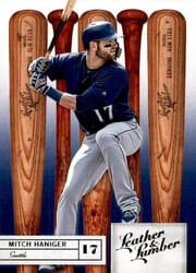 2019 Panini Leather & Lumber Base Set Mitch Haniger #84 card