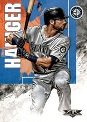 2019 Topps Fire Base Set Mitch Haniger #111 card