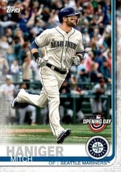 2019 Topps Opening Day Base Set Mitch Haniger #127 card