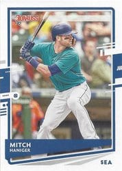 2020 Donruss Base Set Mitch Haniger #100 card