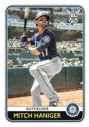 2020 Topps Big League Base Set Mitch Haniger #163 card