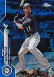 2020 Topps Chrome Sapphire Edition Base Set Mitch Haniger #45 card