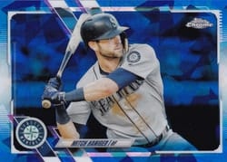 2021 Topps Chrome Sapphire Edition Base Set Mitch Haniger #149 card