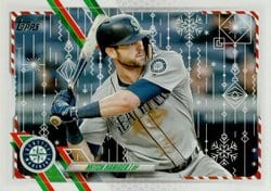 2021 Topps Holiday Base Set Mitch Haniger #HW54 card