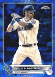 2022 Topps Chrome Sapphire Edition Base Set Mitch Haniger #80 card