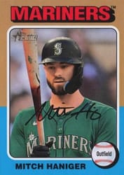 2024 Topps Heritage Base Set Mitch Haniger #583 card