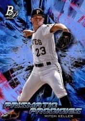 2018 Bowman Platinum Prismatic Prodigies Mitch Keller #PPP-27 card